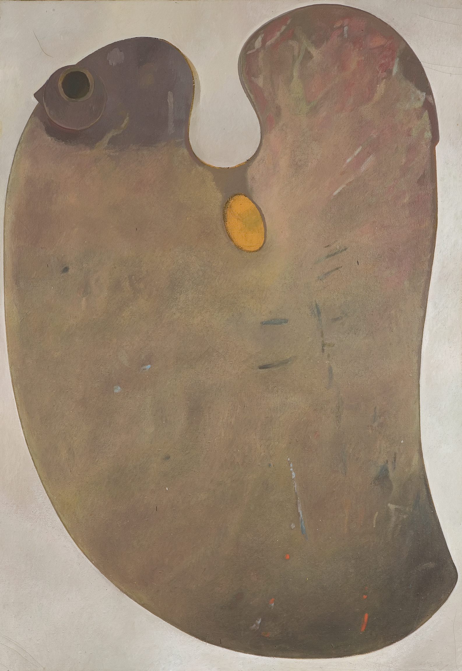 Die Dörries-Palette,,Tempera/Lwd.,130 x 90 cm, 1993