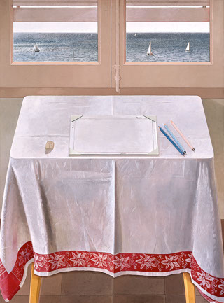 Blick auf´s Meer I

Cadaques, Tempera/Lwd., 120 x 90 cm, 1974