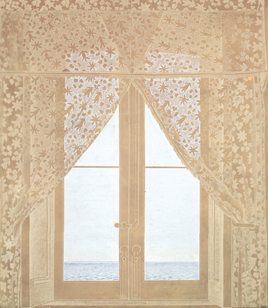 Gardine, Catania, 
 Tempera/Lwd., 100 x 90 cm, 1969